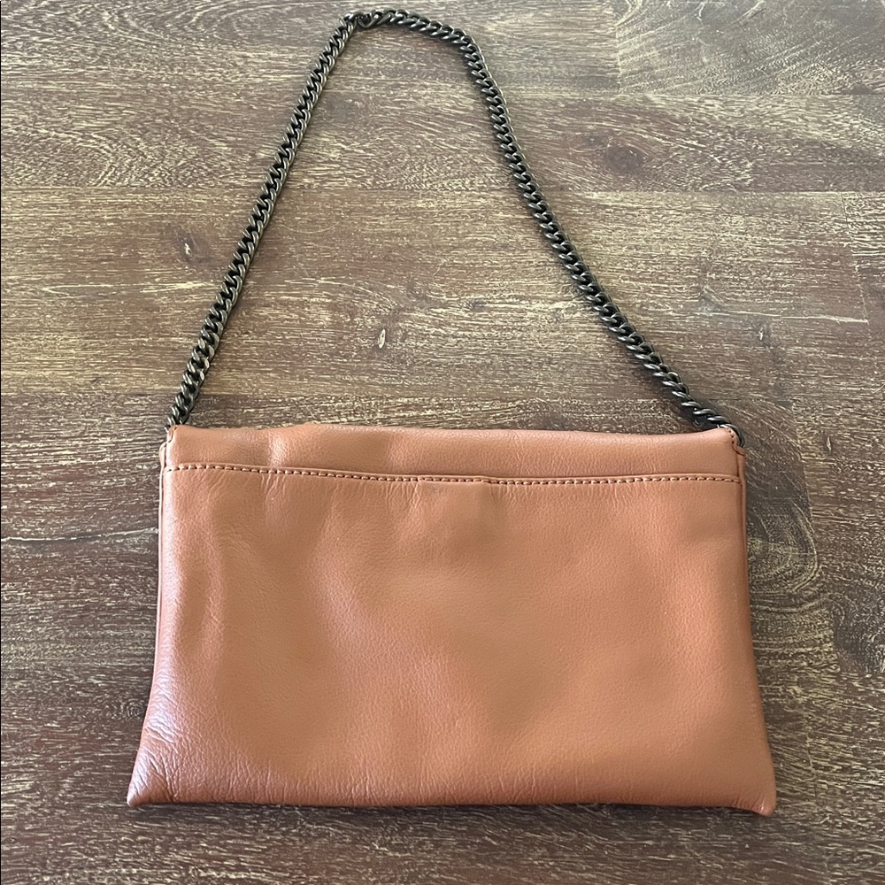 J Crew leather envelope bag - Picture 2 of 8
